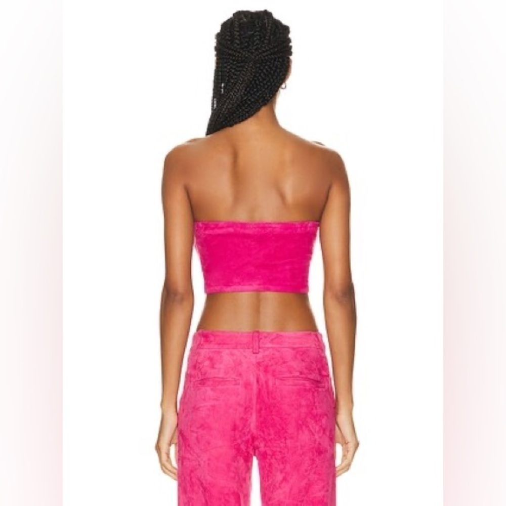 New! SPRWMN Suede Micro Tube Top in Pink 🩷 Small NWT! - Picture 8 of 16